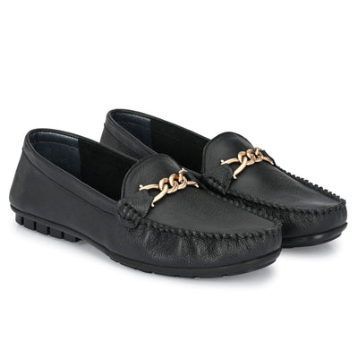 Buckled Loafers For Women by Lady Boss