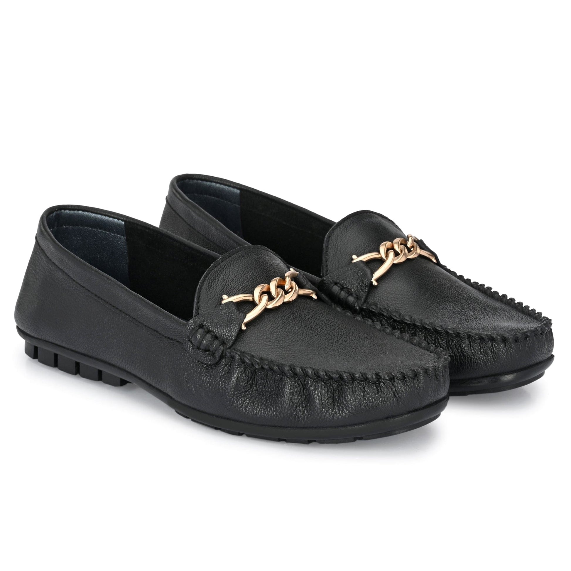 Buckled Loafers For Women by Lady Boss
