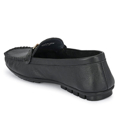 Buckled Loafers For Women by Lady Boss