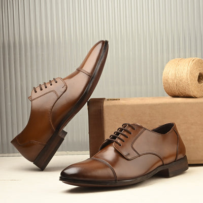 Egoss Premium Formal Leather Shoes for Men with laces
