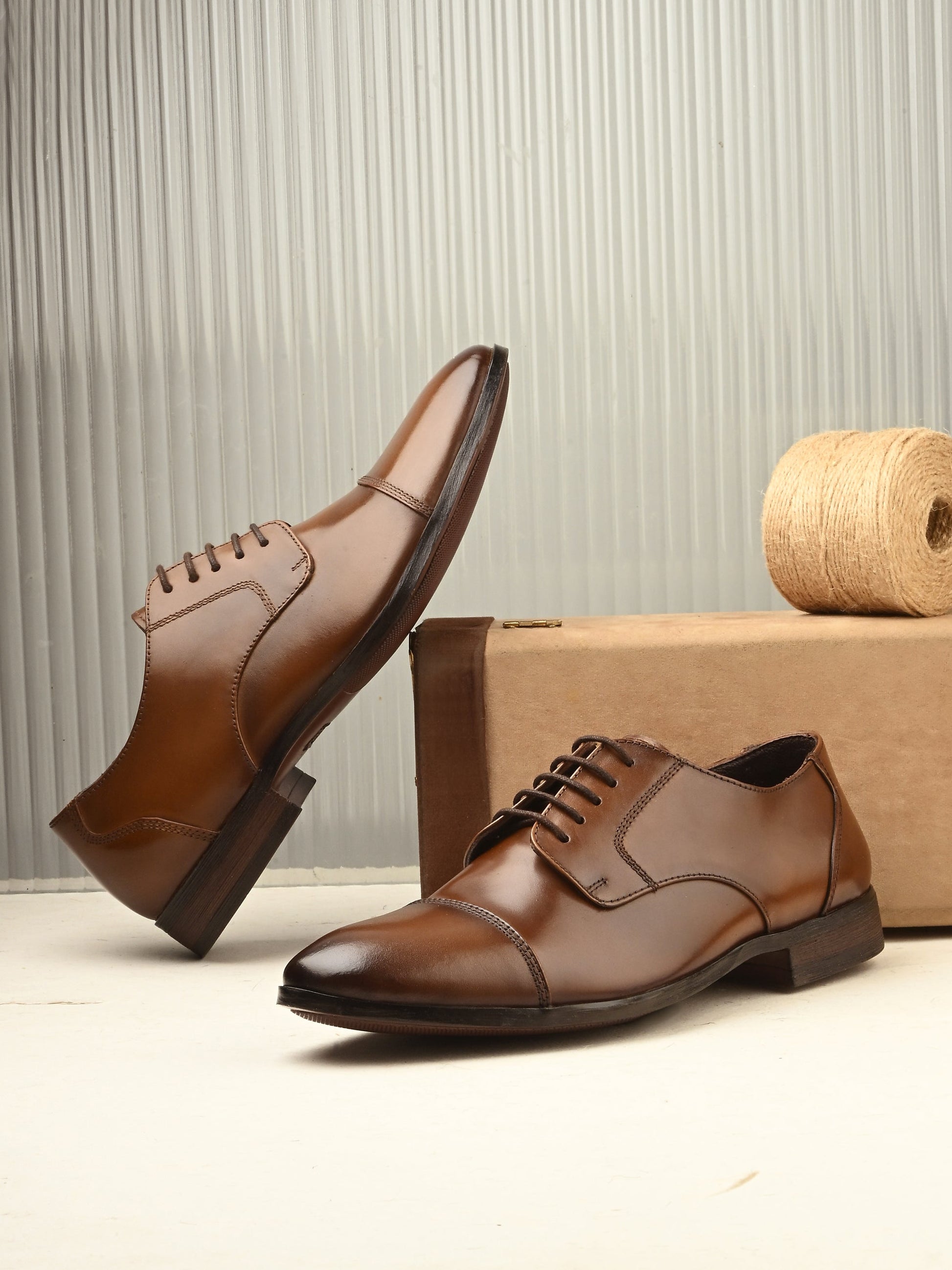 Egoss Premium Formal Leather Shoes for Men with laces