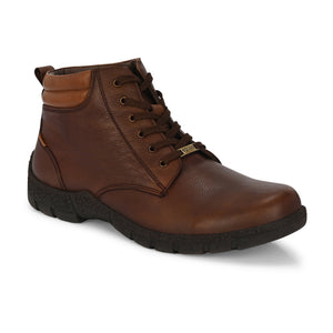 Mudtrail Lace-Up High Ankle Boots by Aspeerio