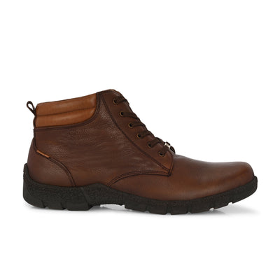 Mudtrail Lace-Up High Ankle Boots by Aspeerio