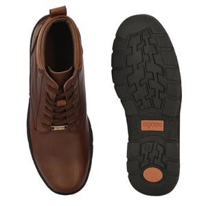 Mudtrail Lace-Up High Ankle Boots by Aspeerio