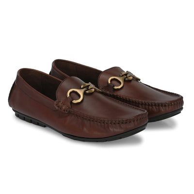 Egoss Leather Socks Loafers For Men