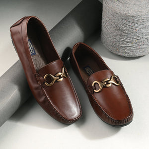 Egoss Leather Socks Loafers For Men