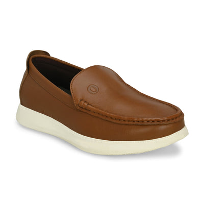 Egoss Gold Slip-On Sneakers For Men