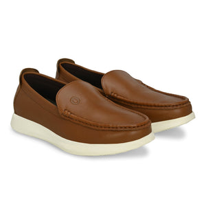 Egoss Gold Slip-On Sneakers For Men