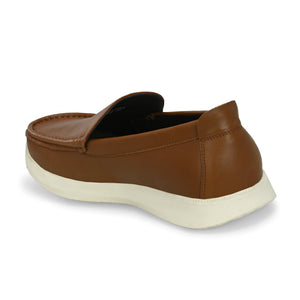 Egoss Gold Slip-On Sneakers For Men