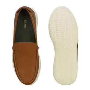 Egoss Gold Slip-On Sneakers For Men