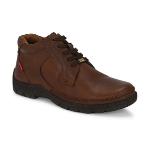 Mudtrail Lace-Up Low Ankle Boots by Aspeerio