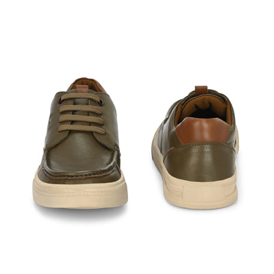 Moonwalk Lace-Up Sneakers by Aspeerio