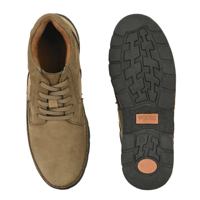 Mudtrail Lace-Up Low Ankle Boots by Aspeerio
