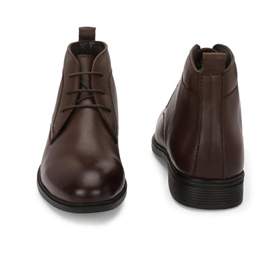 Egoss Leather Chukka Boots For Men