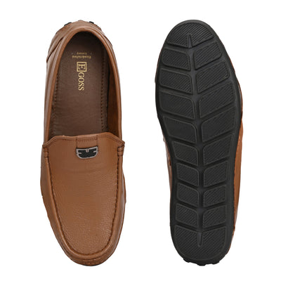 Egoss Casual Leather Loafers For Men