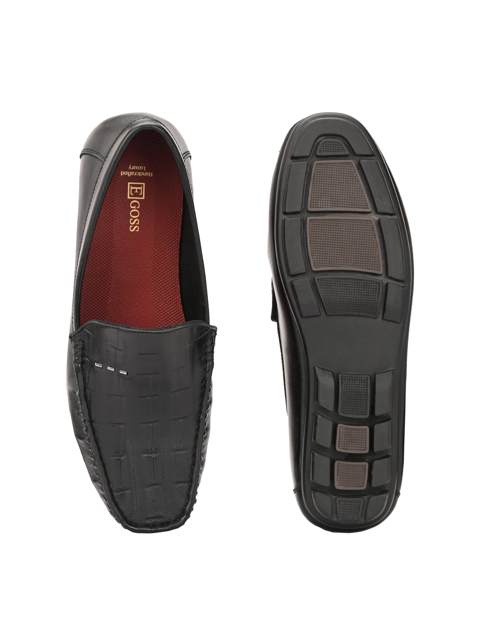 Egoss Printed Loafers For Men