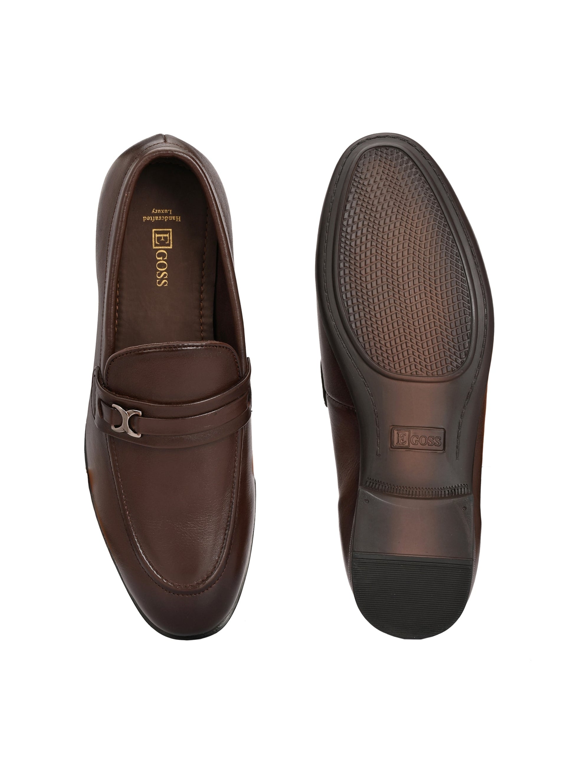 Egoss Formal Slip-On Loafers For Men