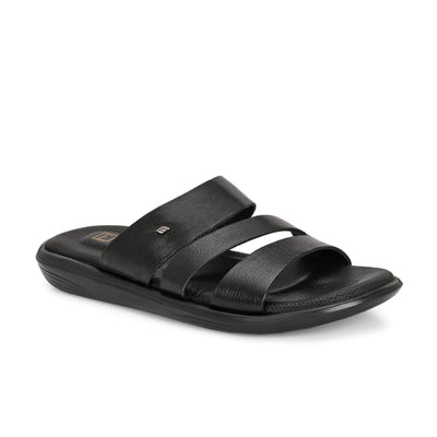 Egoss Leather Slippers For Men