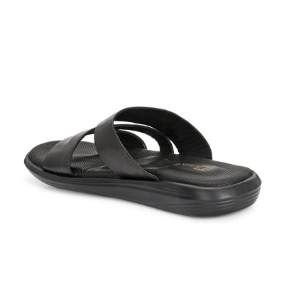 Egoss Leather Slippers For Men