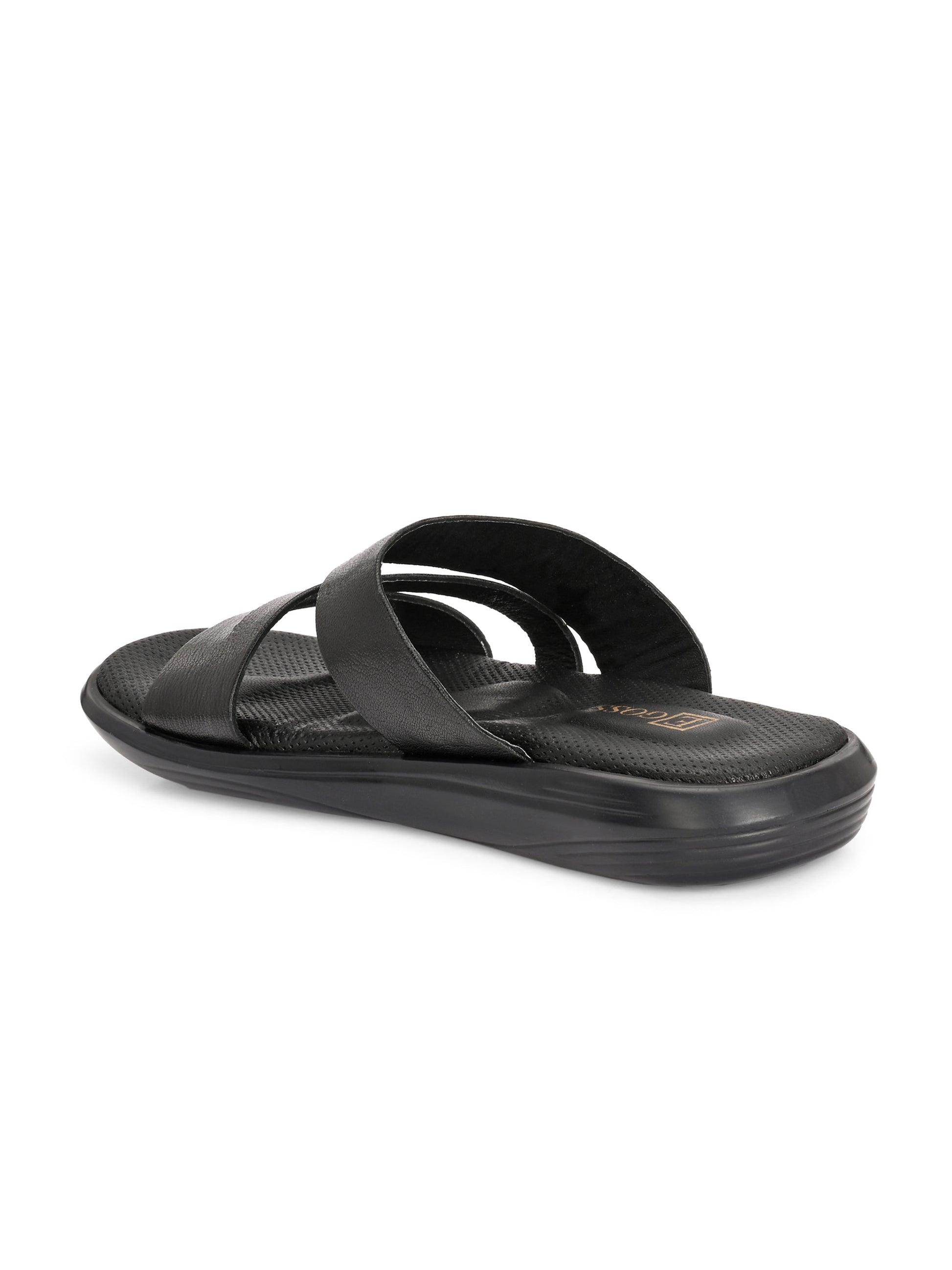Egoss Leather Slippers For Men
