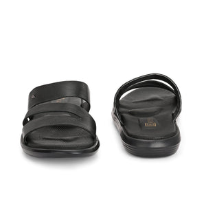 Egoss Leather Slippers For Men