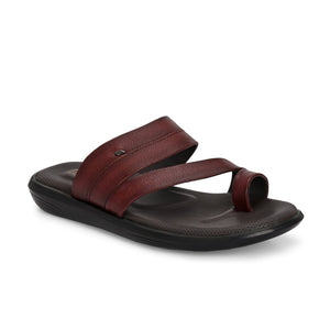 Egoss Leather Slippers For Men