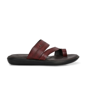 Egoss Leather Slippers For Men