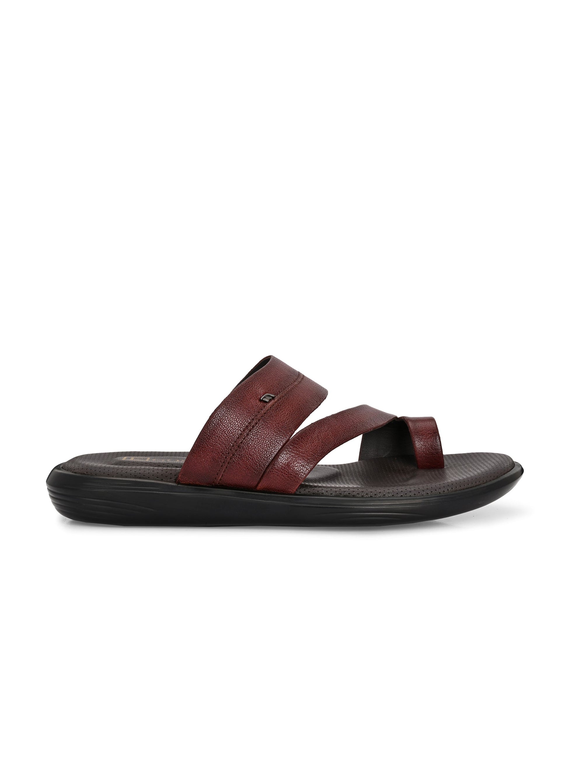 Egoss Leather Slippers For Men