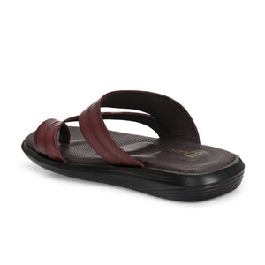 Egoss Leather Slippers For Men