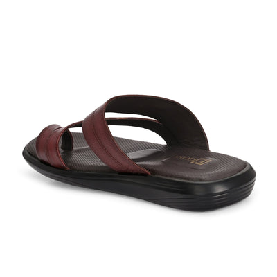 Egoss Leather Slippers For Men