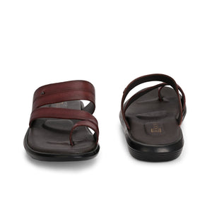 Egoss Leather Slippers For Men