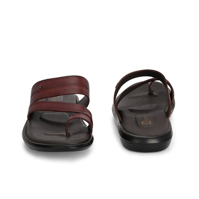 Egoss Leather Slippers For Men