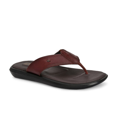 Egoss Leather Slippers For Men