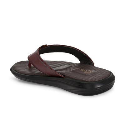 Egoss Leather Slippers For Men