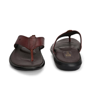 Egoss Leather Slippers For Men