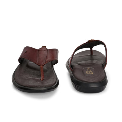 Egoss Leather Slippers For Men