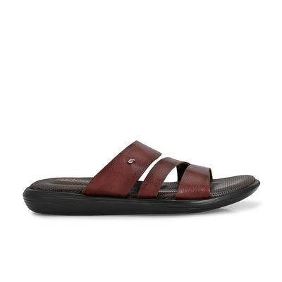 Egoss Leather Slippers For Men