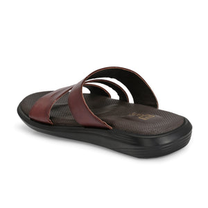 Egoss Leather Slippers For Men