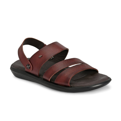 Egoss Leather Slippers For Men