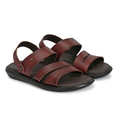 Egoss Leather Slippers For Men