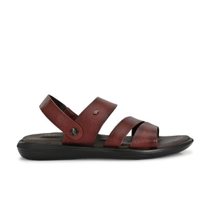 Egoss Leather Slippers For Men