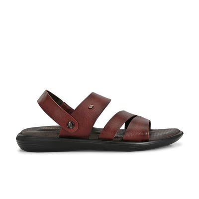 Egoss Leather Slippers For Men