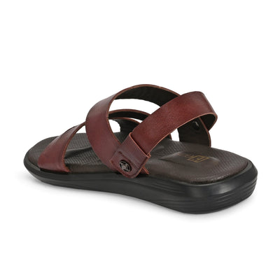 Egoss Leather Slippers For Men