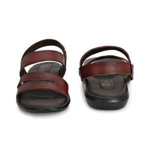 Egoss Leather Slippers For Men