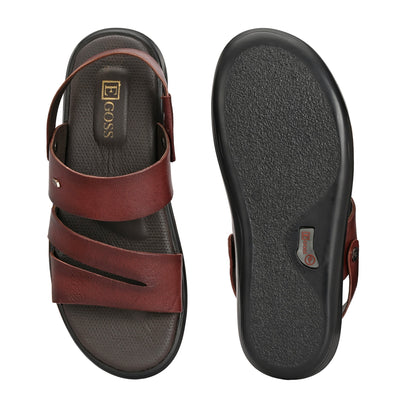 Egoss Leather Slippers For Men
