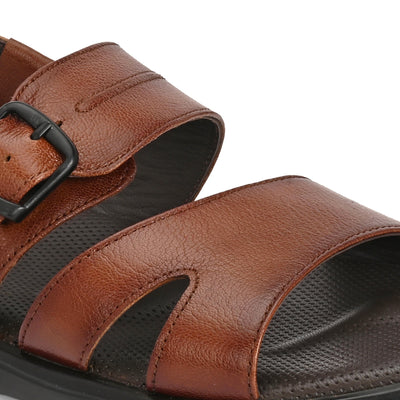 Egoss Leather Sandals For Men