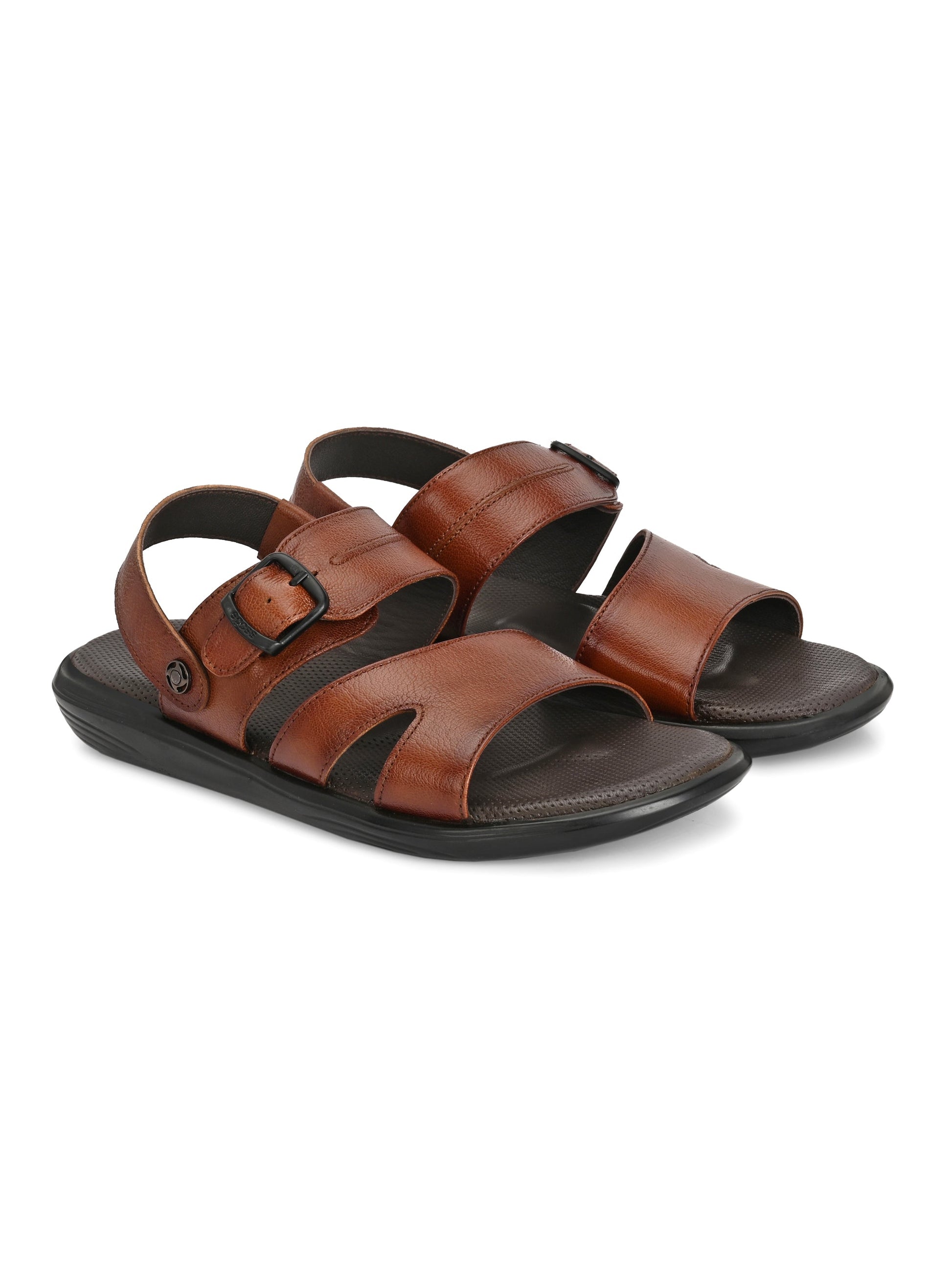 Egoss Leather Sandals For Men