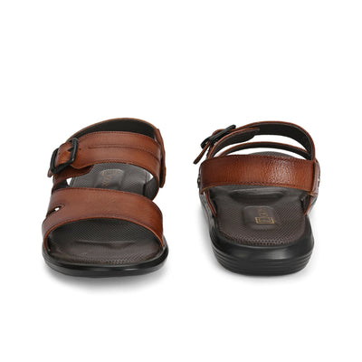 Egoss Leather Sandals For Men