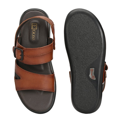 Egoss Leather Sandals For Men