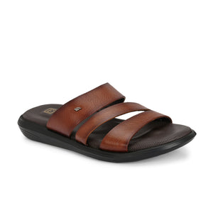 Egoss Leather Slippers For Men